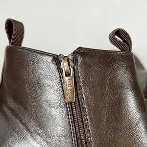 Guess | Shoes | Guess Los Angeles Brown Zip Chelsea Ankle  display picture 3